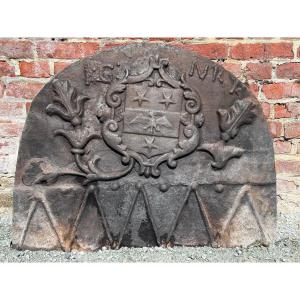 16th Century Fireplace Plate Or Stove From The Château De Villaines-la-juhel