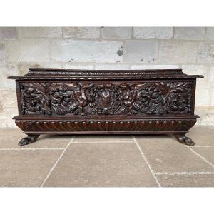 Renaissance-era Walnut Cassone, Florence, 16th Century