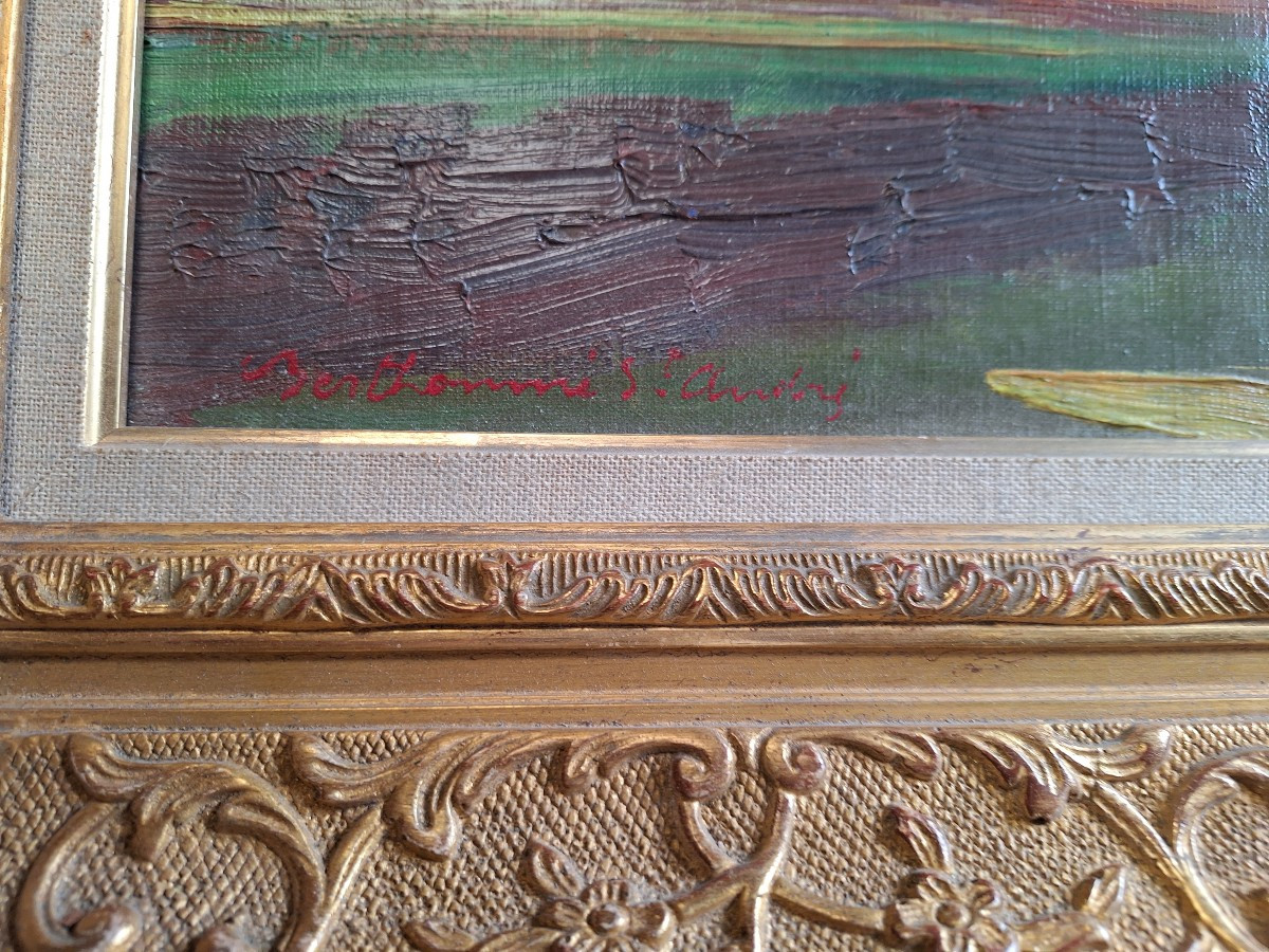 Landscape Painting By Berthomme Saint Andre-photo-1