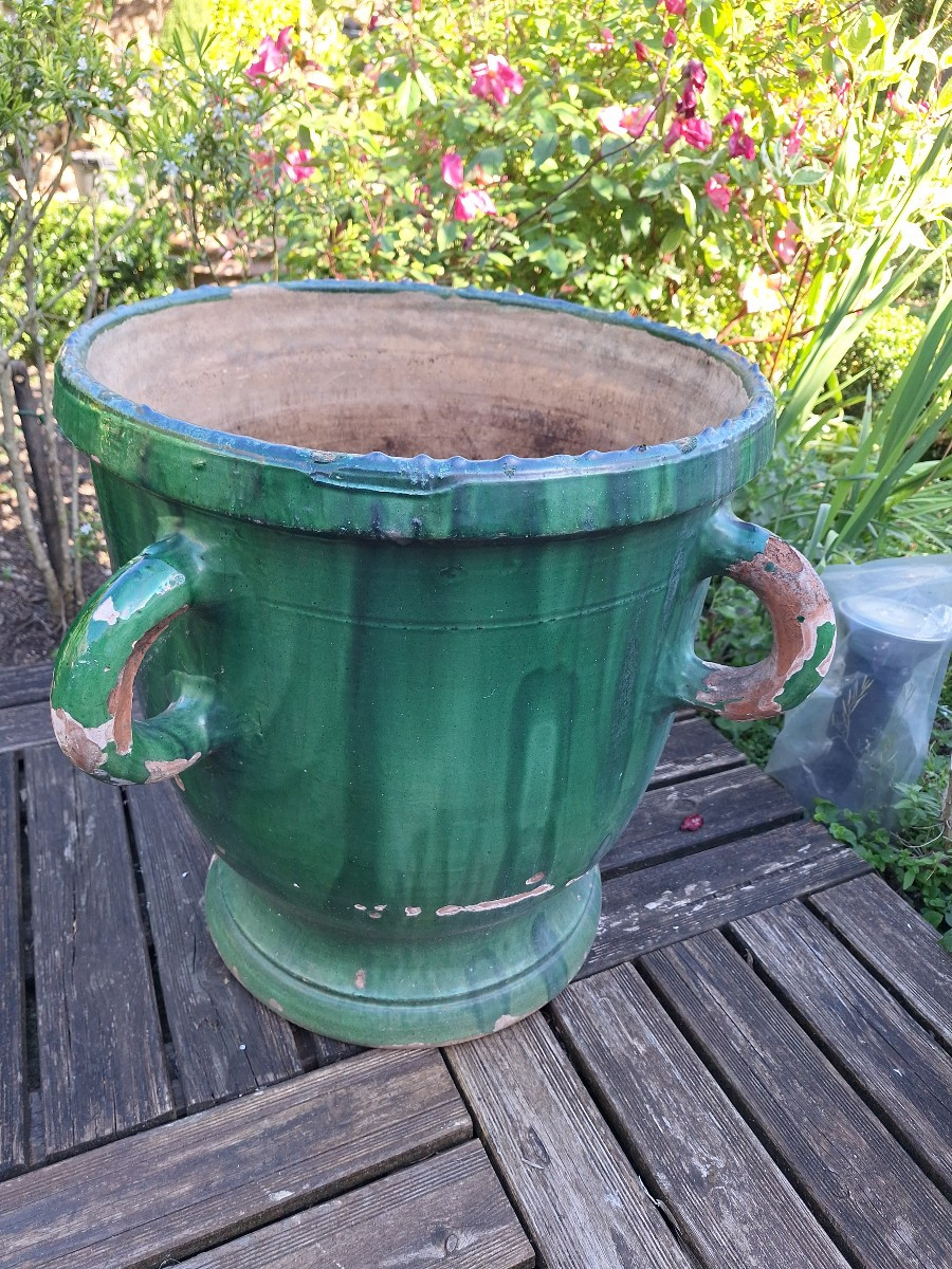 Pot vernisse de Castelnaudary 19 ieme