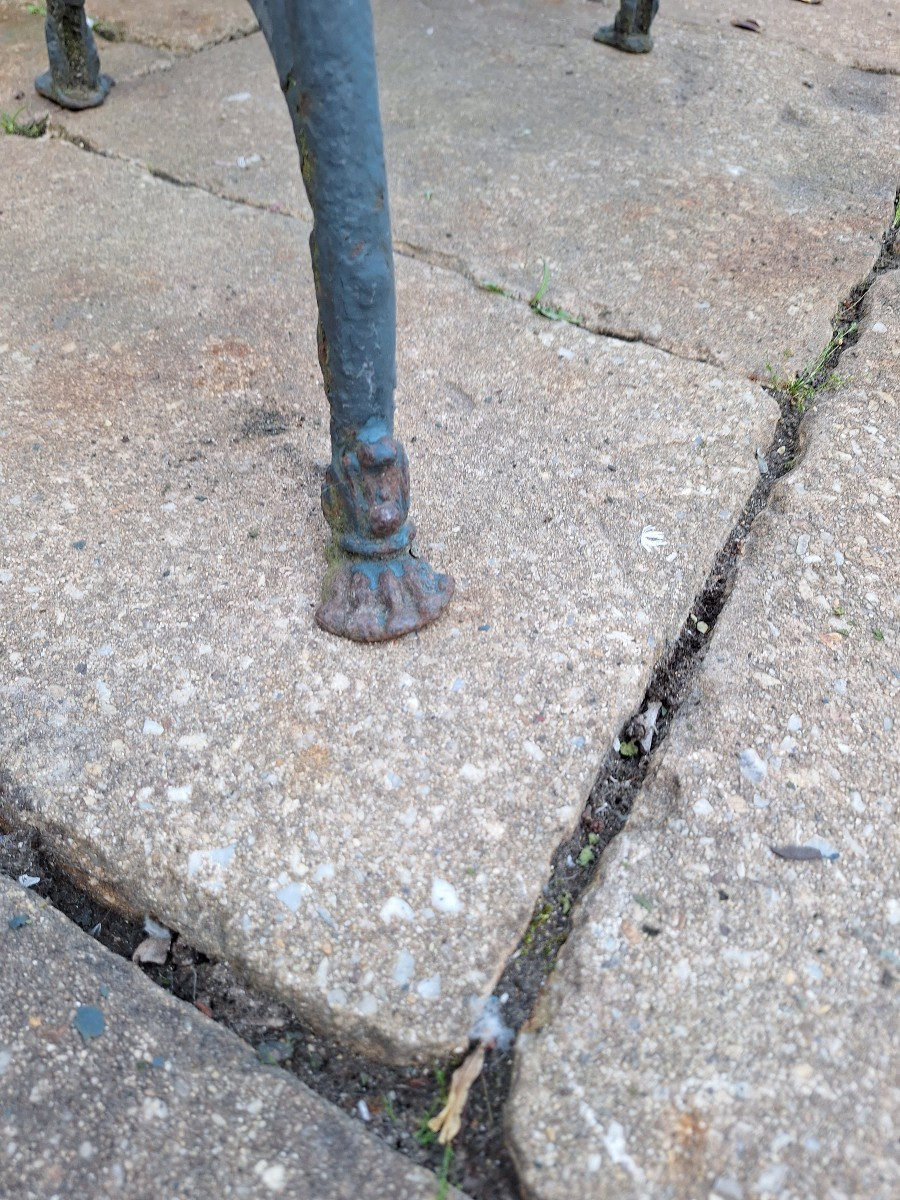 19th Century Arras Garden Chair-photo-1