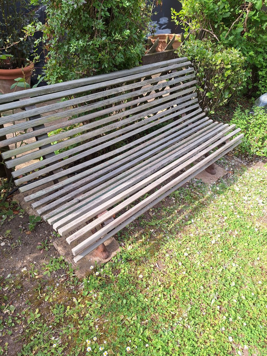 Banc de square  ancien-photo-2