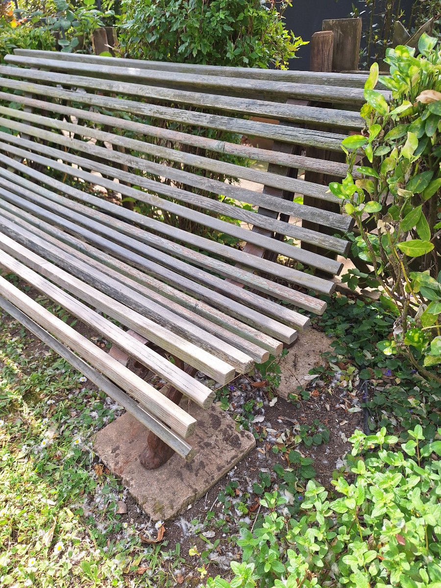Banc de square  ancien