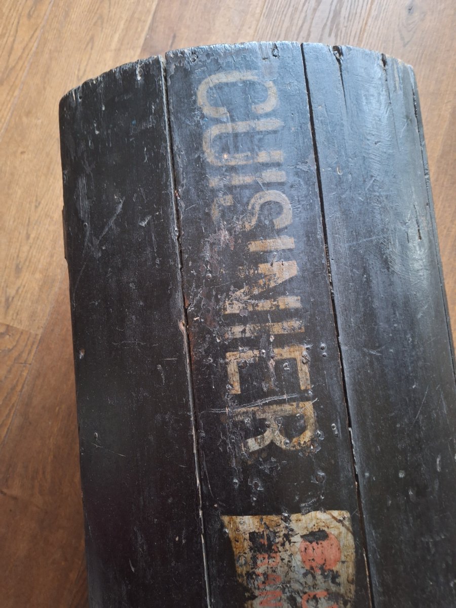 Rare coffre de cuisinier de marine de la compagni e générale transatlantiquethantique-photo-4