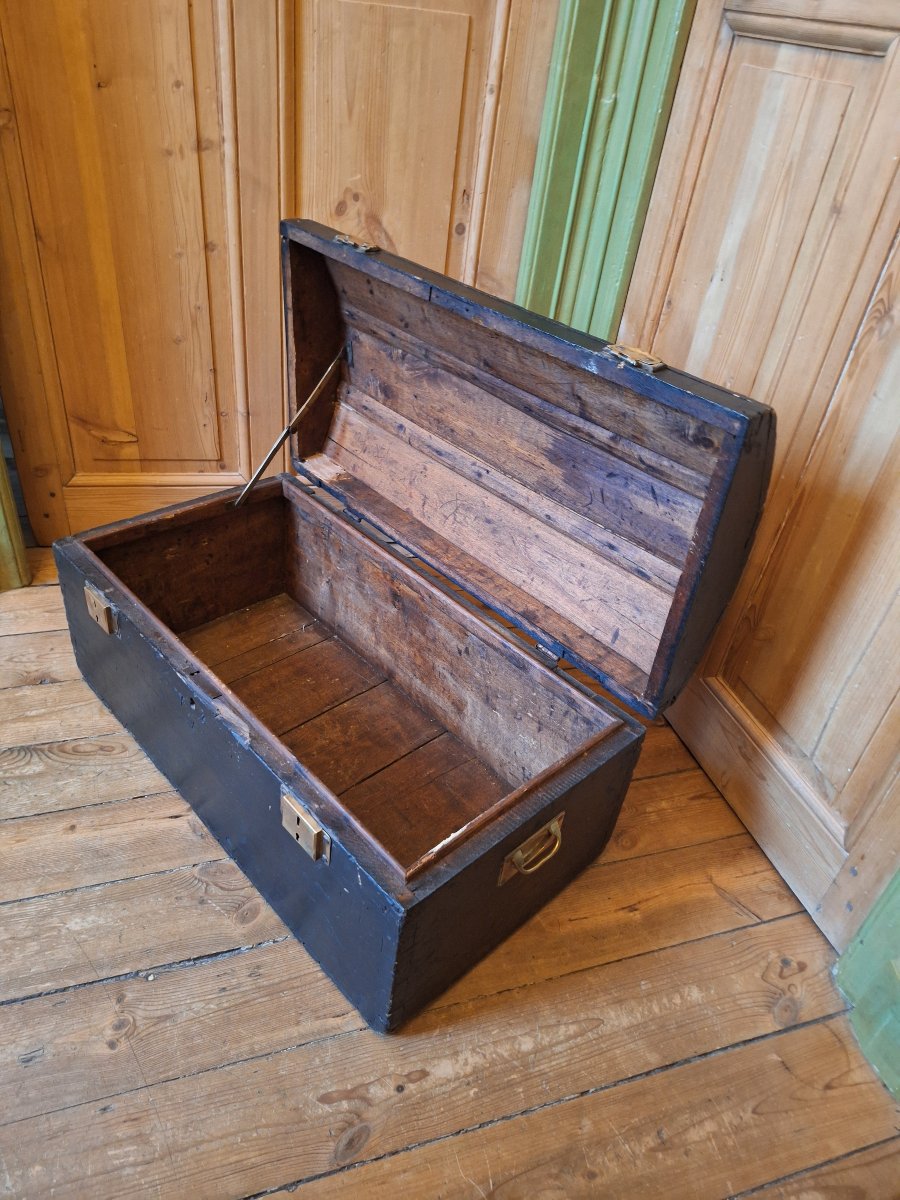 Rare coffre de cuisinier de marine de la compagni e générale transatlantiquethantique-photo-1