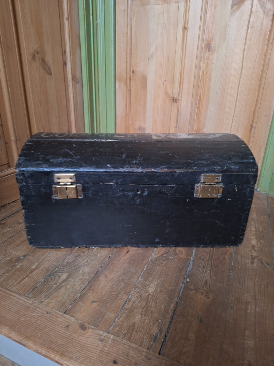 Rare coffre de cuisinier de marine de la compagni e générale transatlantiquethantique-photo-4