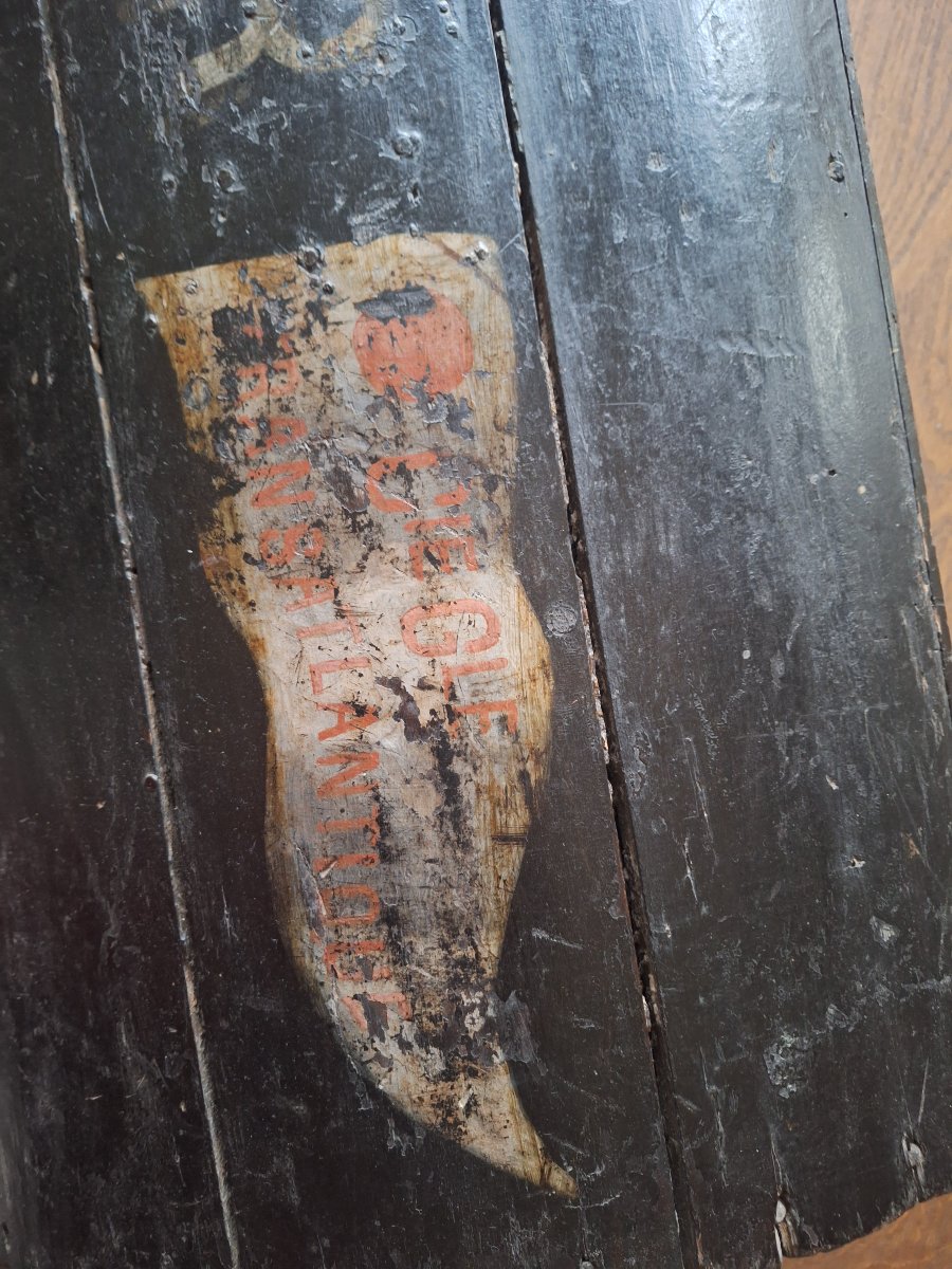 Rare coffre de cuisinier de marine de la compagni e générale transatlantiquethantique