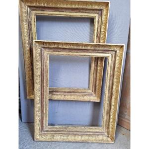 Pair Of Gilded Wooden Frames From The Louis XVI Period