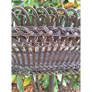 Napoleon III-era Woven-wood Planter