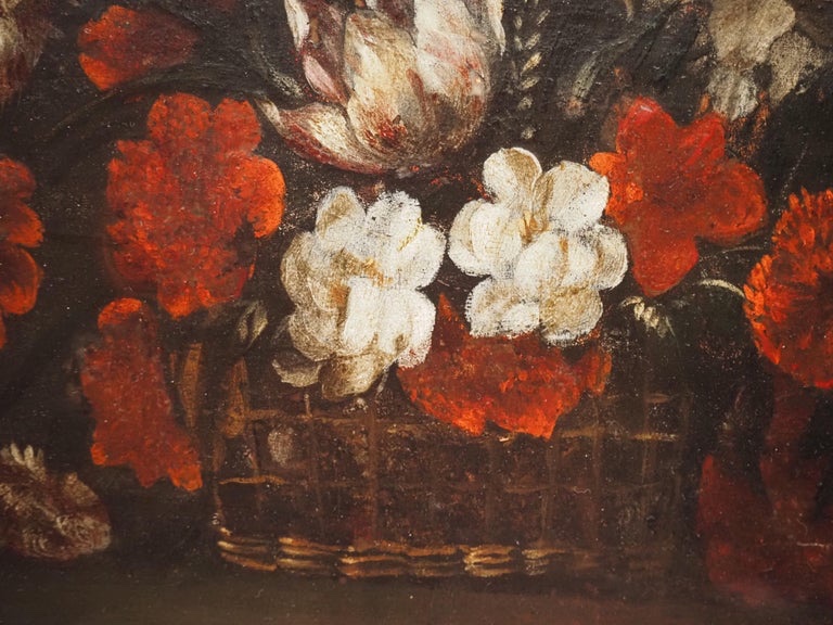 Pair Of Still Lifes Of Flowers On Copper, Flanders, 17th Century-photo-7