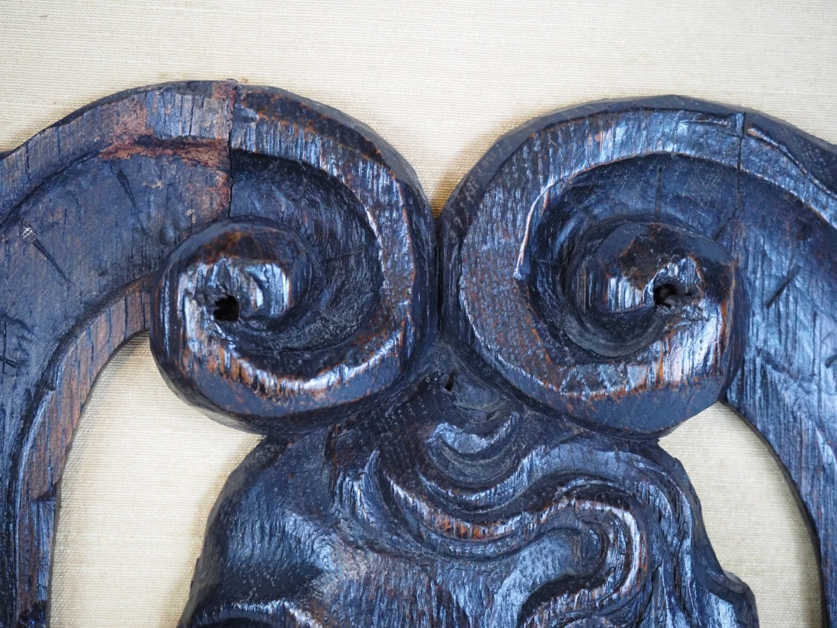 Paire de reliefs décoratifs en chêne de la Renaissance, Europe, fin du XVIᵉ siècle-photo-2