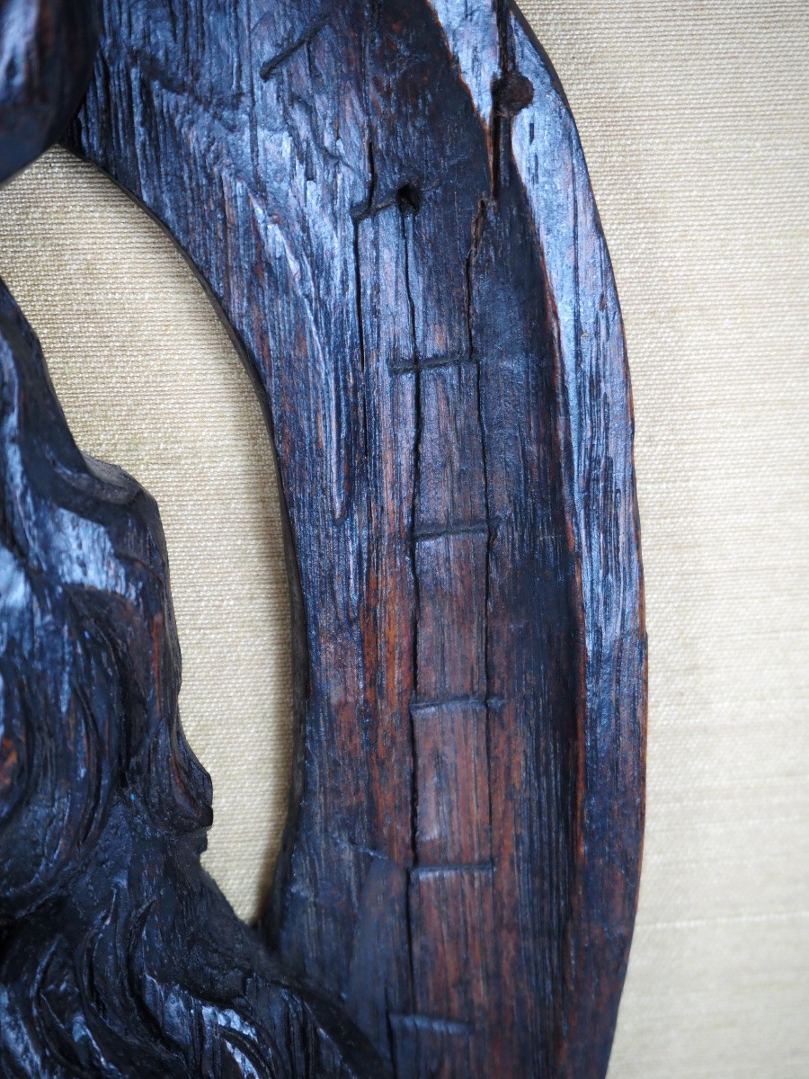Paire de reliefs décoratifs en chêne de la Renaissance, Europe, fin du XVIᵉ siècle-photo-7