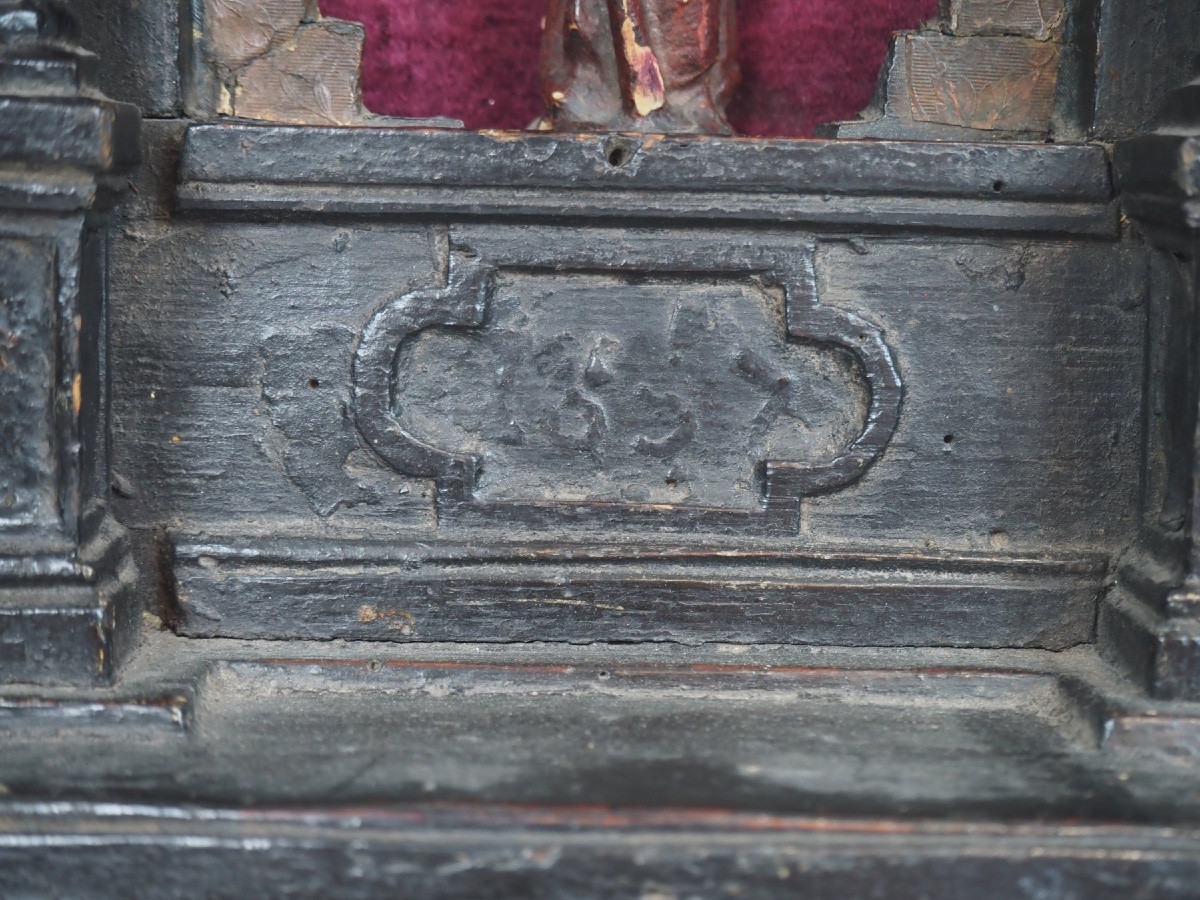 Miniature Altar With The Virgin Mary And The Child Jesus In The Renaissance Style, 1657-photo-4