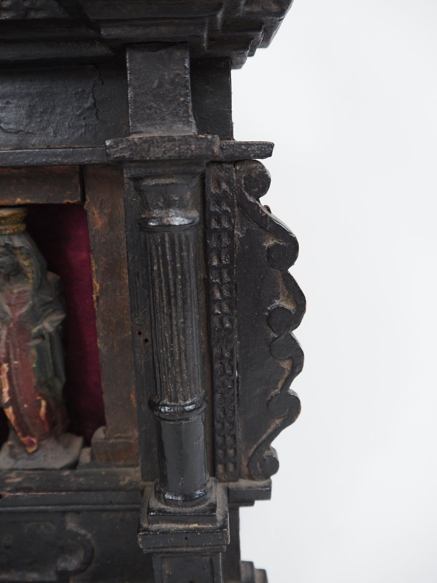 Miniature Altar With The Virgin Mary And The Child Jesus In The Renaissance Style, 1657-photo-3