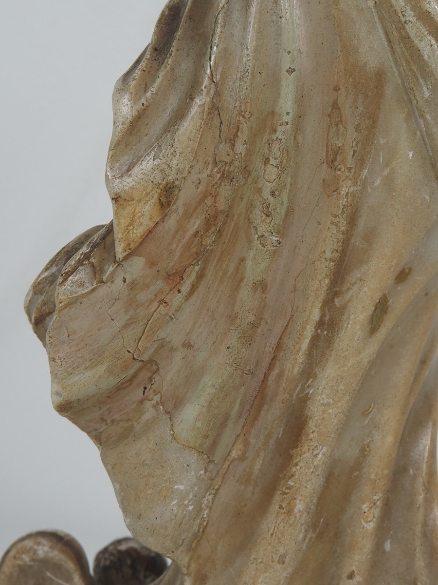 Virgin Of The Immaculate Conception, 18th-century Luso-brazilian Sculpture-photo-3