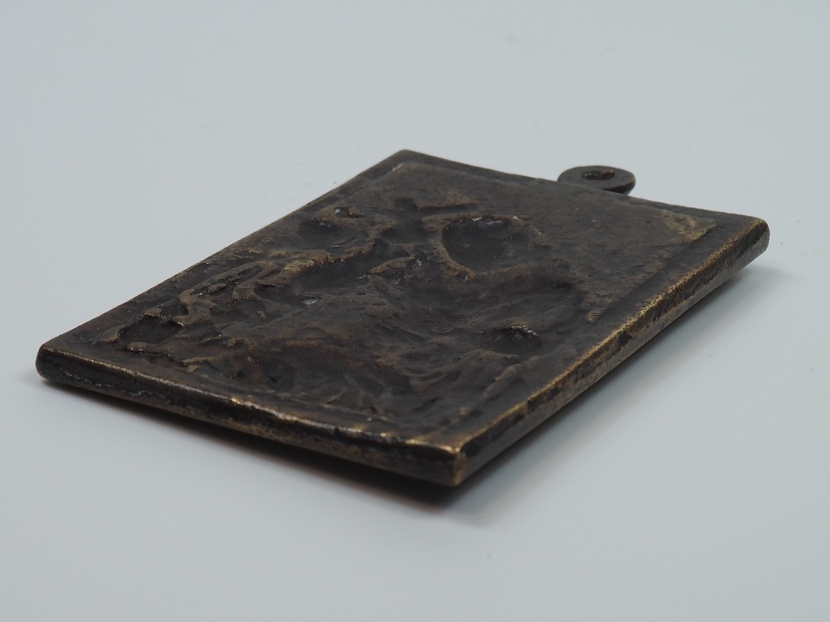 Mary Magdalene In Penitence, Cast Bronze Relief, 16th/17th Century-photo-7