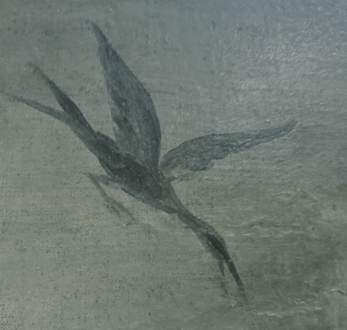 Grande grisaille bleu de Prusse, entourage de Jean-François Oudry, milieu du XVIIIᵉ siècle-photo-3