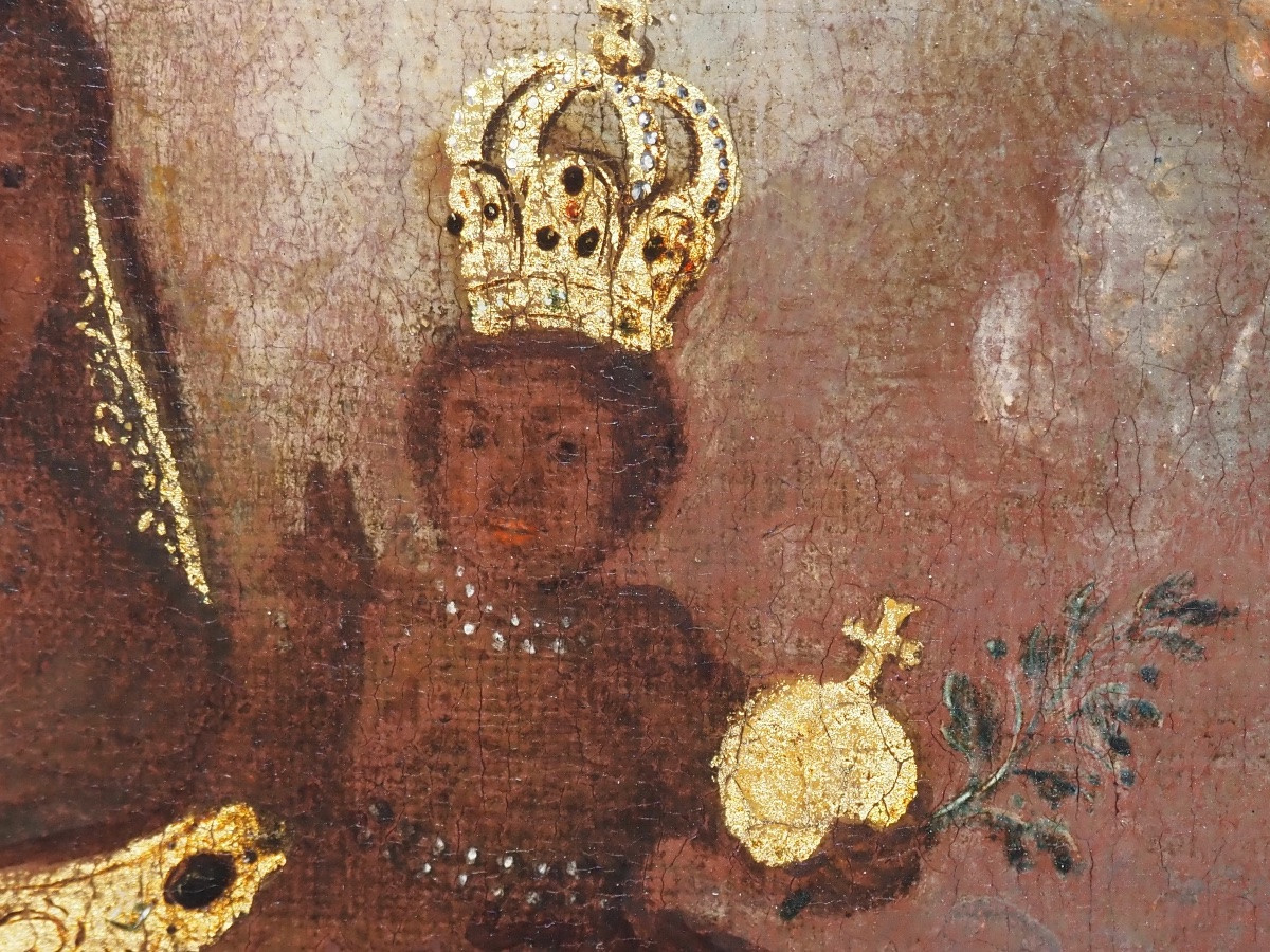 Depiction Of The Black Madonna As Sancta Maria De Pace-photo-6