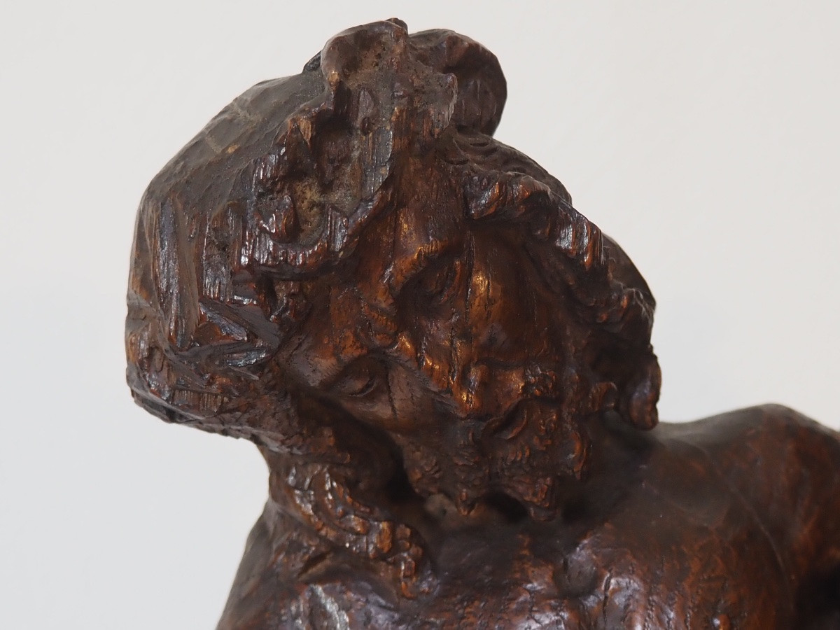 Late Gothic Wooden Sculpture Depicting The Descent From The Cross, 16th Century-photo-2