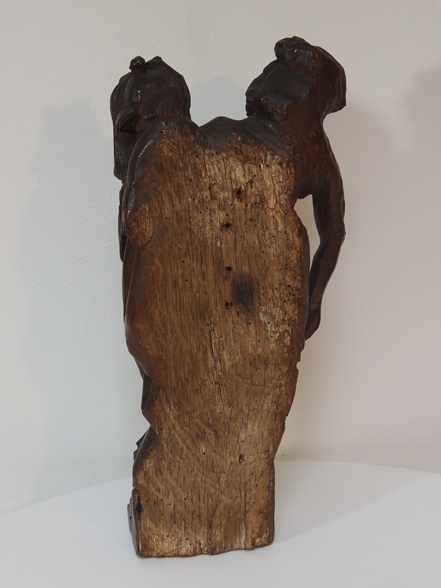 Late Gothic Wooden Sculpture Depicting The Descent From The Cross, 16th Century-photo-7