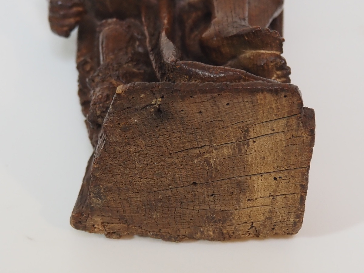 Late Gothic Wooden Sculpture Depicting The Descent From The Cross, 16th Century-photo-8