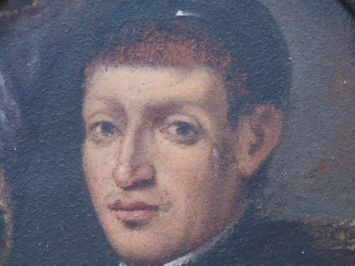 Miniature Portrait Of A Cleric, Anonymous, Circa 1700,  Possibly Thomas à Kempis-photo-2