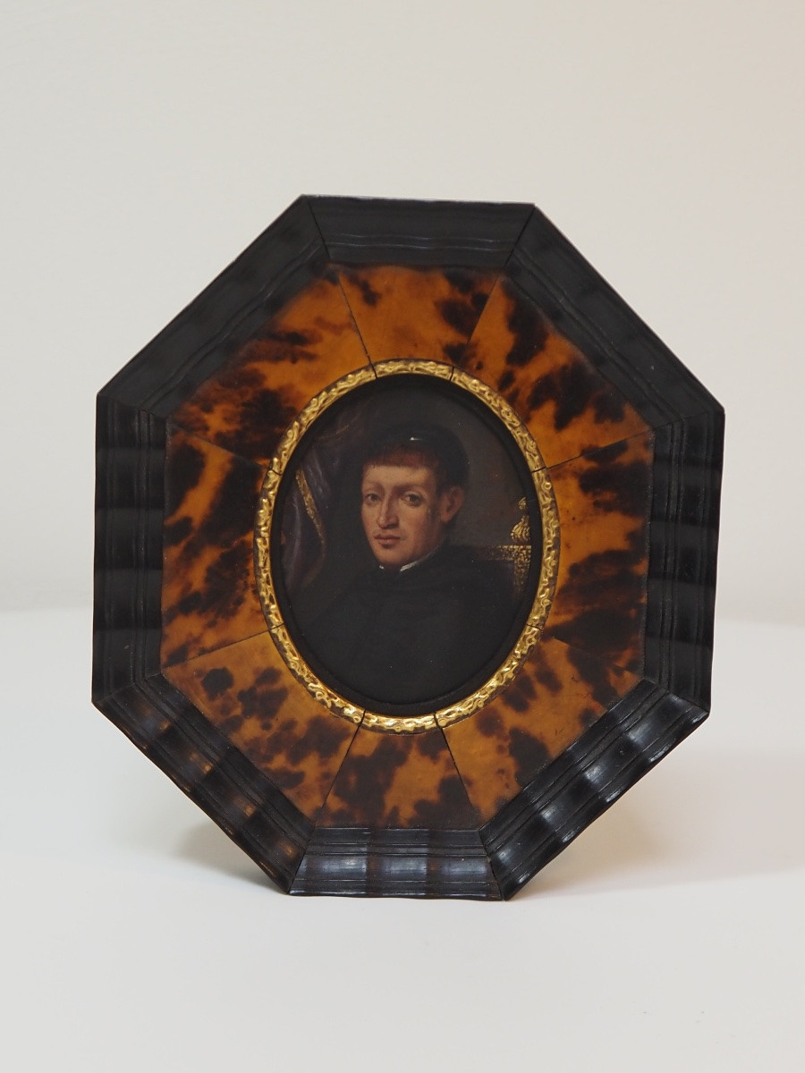 Miniature Portrait Of A Cleric, Anonymous, Circa 1700,  Possibly Thomas à Kempis-photo-6