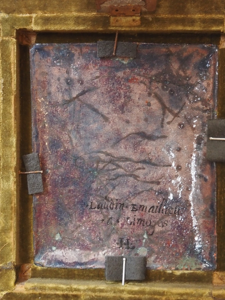 Enamel Plaque Depicting The Virgin And Child, Laudin-photo-3