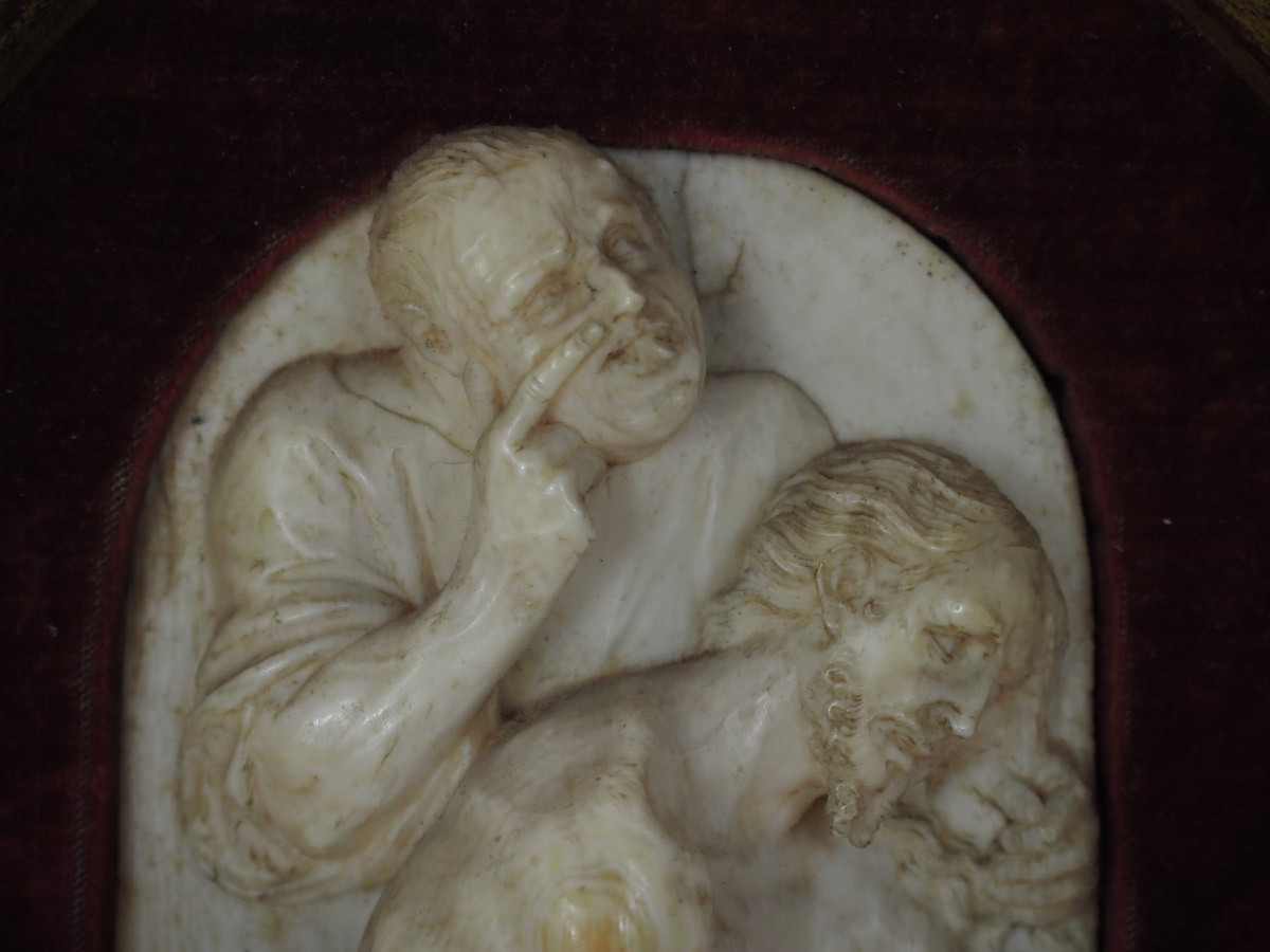 Relief en ivoire représentant la dérision du Christ, vraisemblablement Flandre, XVIIᵉ siècle-photo-3