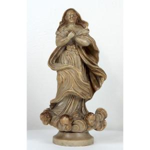 Vierge de l’Immaculée Conception, sculpture luso-brésilienne du XVIIIᵉ siècle