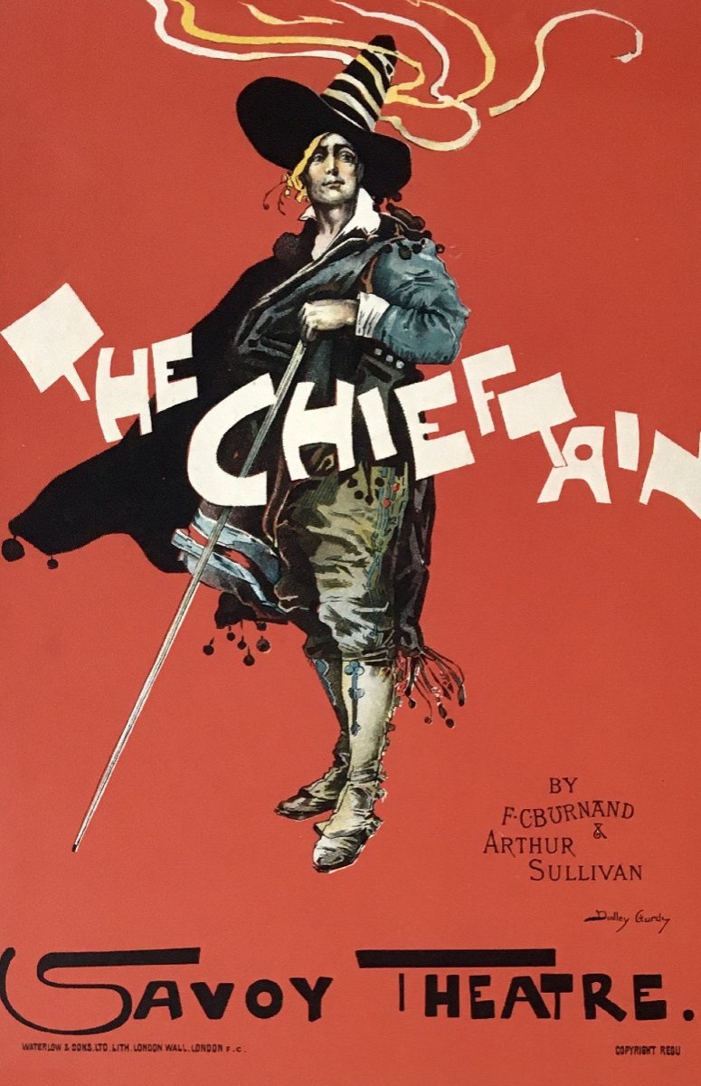 Dudley Hardy (1865-1922). "the Chieftain". 1895. (the Masters Of The Poster)-photo-3
