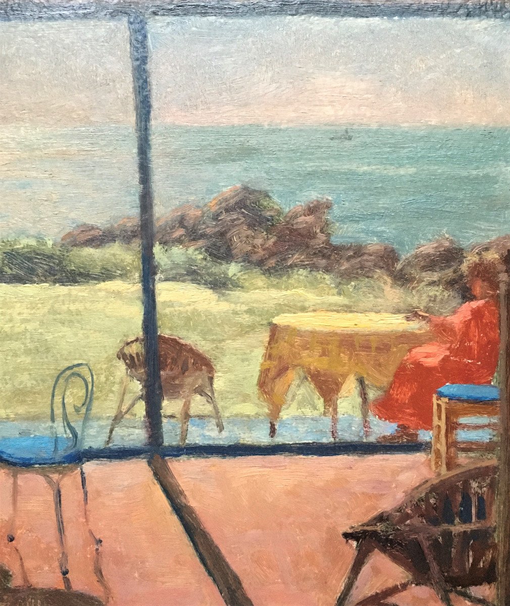 Armand Cornut (1904-1989). " Seaview". 60s.-photo-2