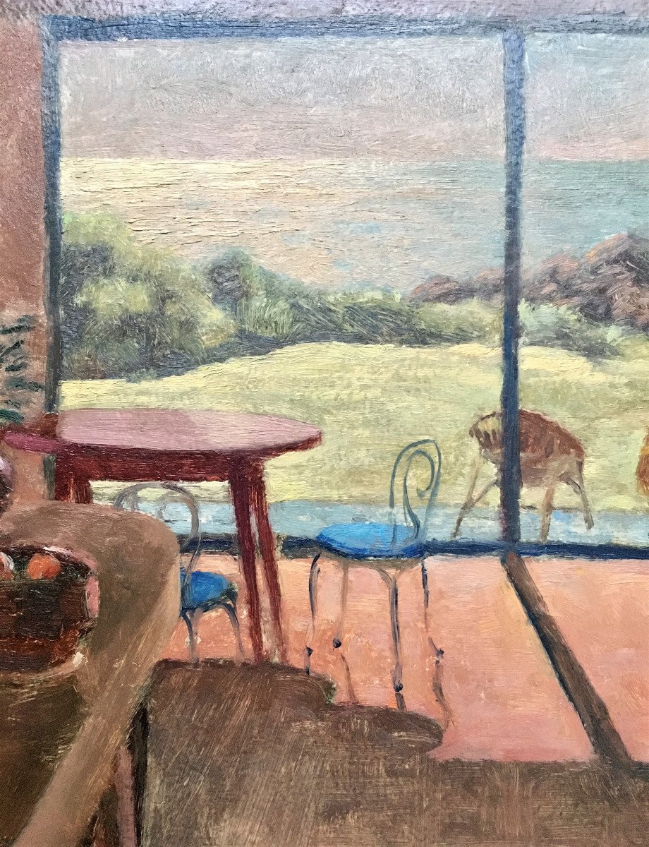 Armand Cornut (1904-1989). " Seaview". 60s.-photo-3