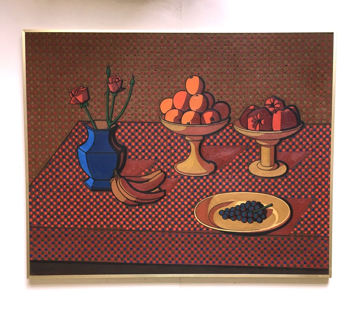 Paul Buyssens (1897, Ghent-1994, Switzerland). Still Life. Around 1970.