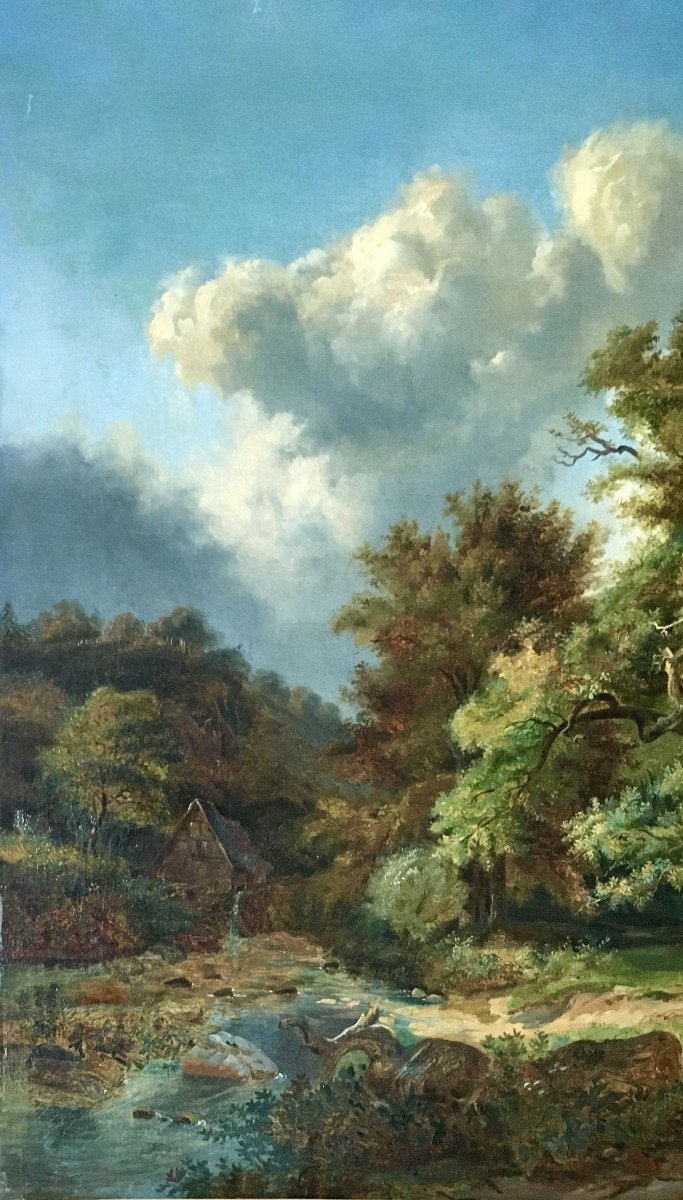 Balthazar Jean Baron (lyon, 1788-1869). "landscape"-photo-1