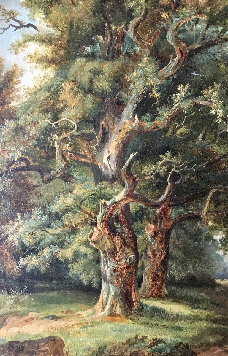 Balthazar Jean Baron (lyon, 1788-1869). "landscape"-photo-2