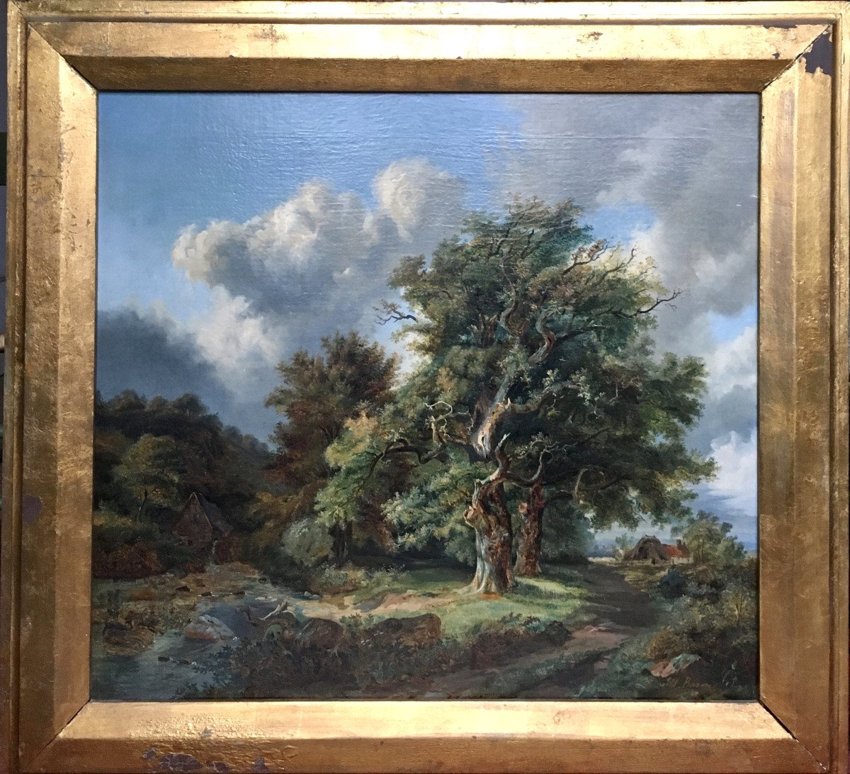Balthazar Jean Baron (lyon, 1788-1869). "landscape"