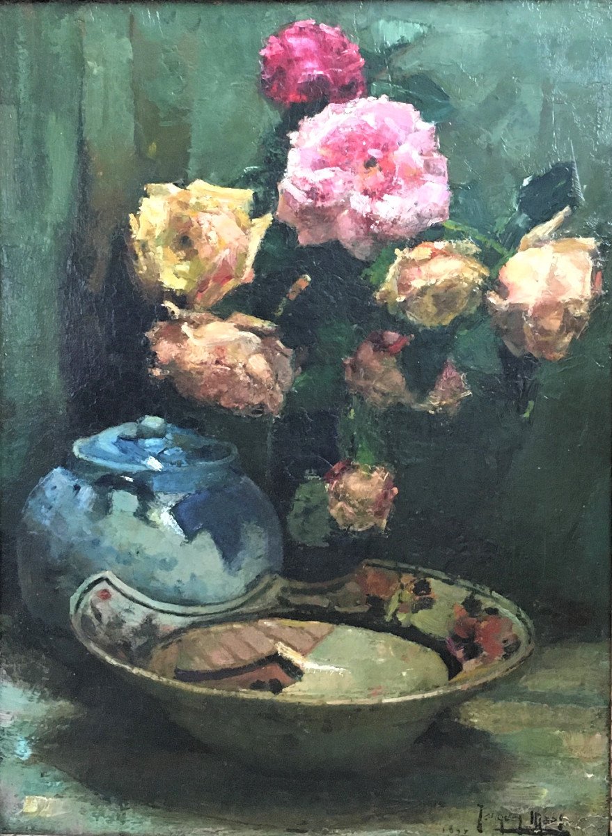 Jacques Maes (1905-1968).  " Roses". 1929-photo-2
