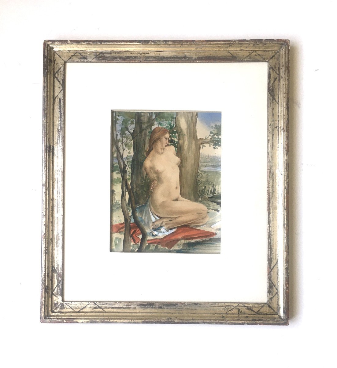 Gustaaf De Bruyne (mechelen, 1914 - 1981). “female Nude”. 1944.-photo-2