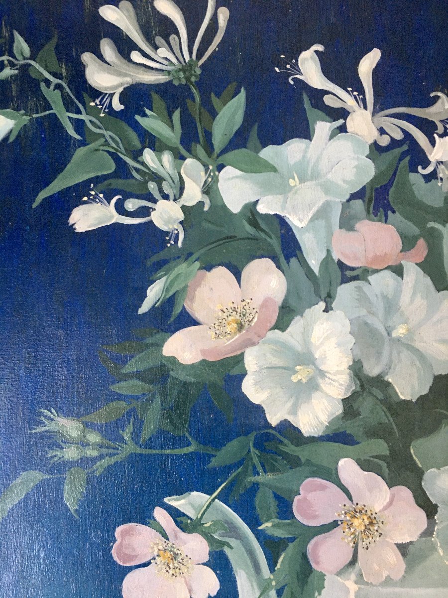 Noëlle Verheggen (seraing, 1929-2017). “flowers”. 1968.-photo-3