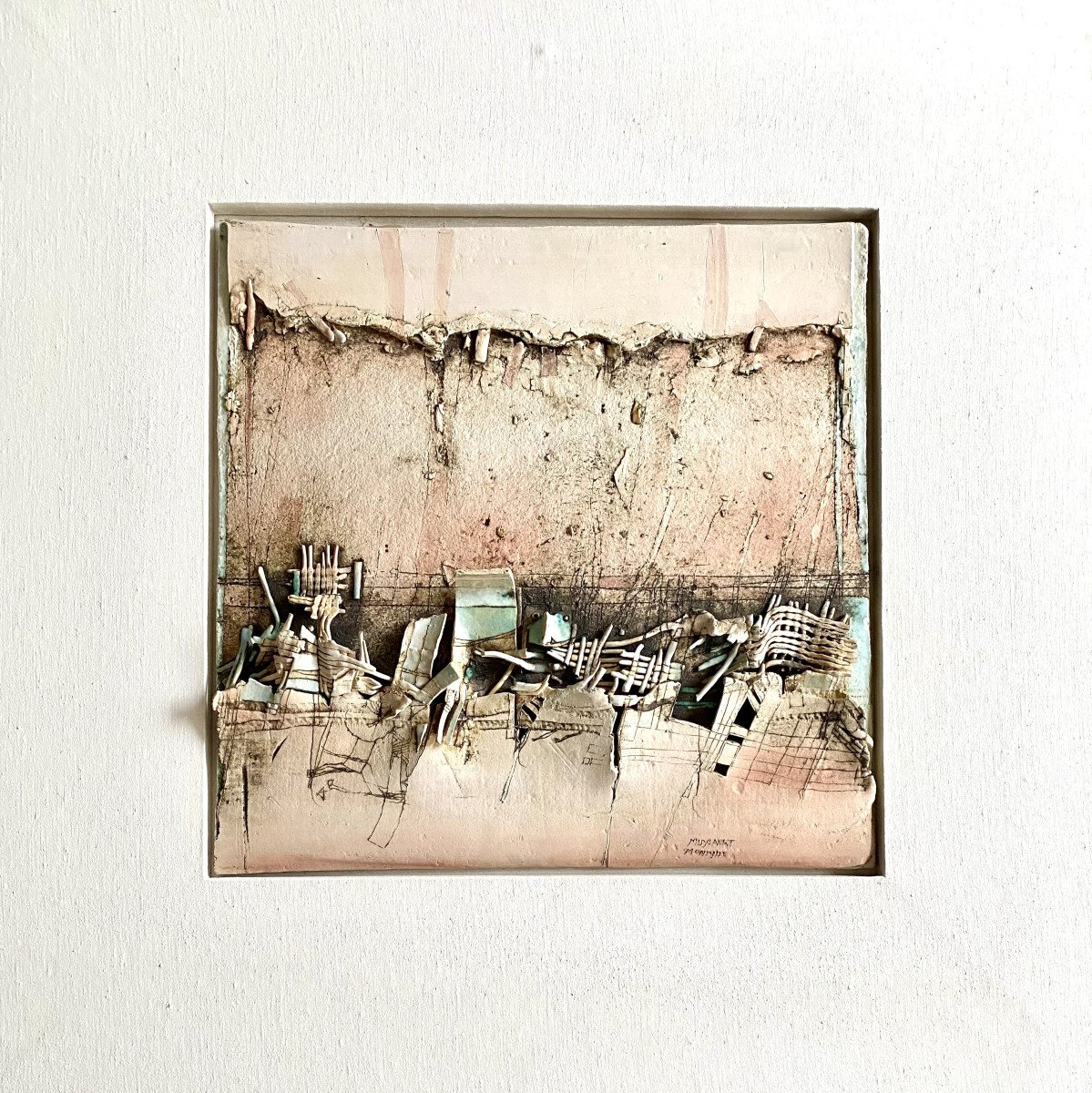 Monique Muylaert (1946). Ceramic. Relief.-photo-2