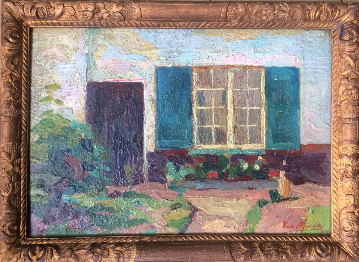 Eugène Van Mierlo (1880-1972). "the Garden". 1922.