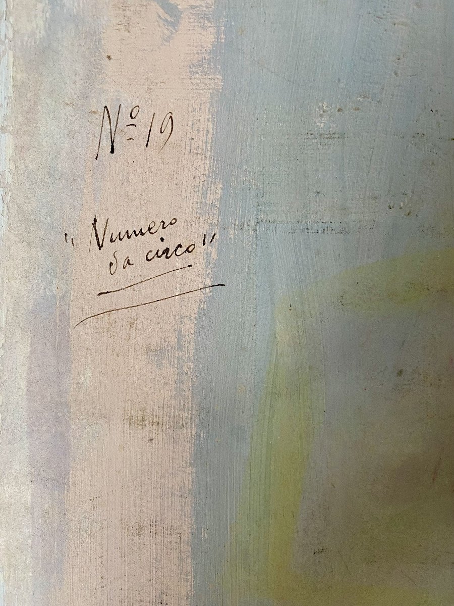 Bruno Capacci (1906-1996). "circus Act". Exhibited At The Milan Triennale In 1957.-photo-3