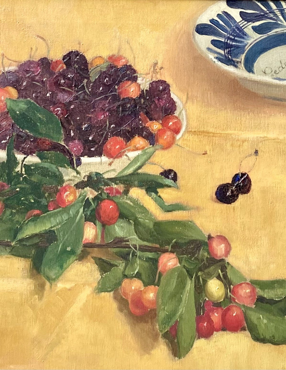 Georges Rogy (1897 - 1981). "still Life With Cherries". 1927.-photo-2
