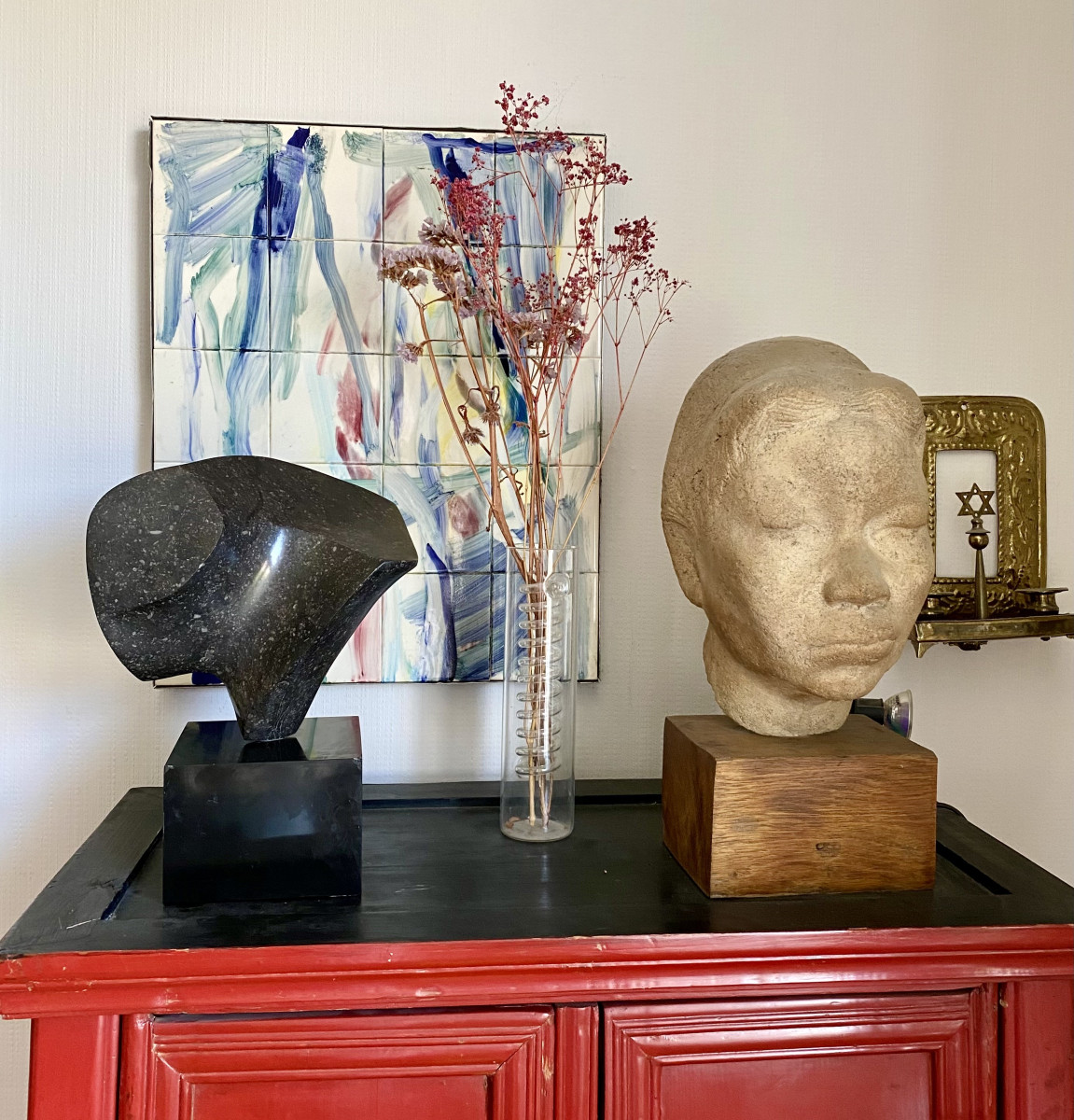 Pierre Dessaer (1953). Sculpture abstraite. Marbre. 1977.-photo-5