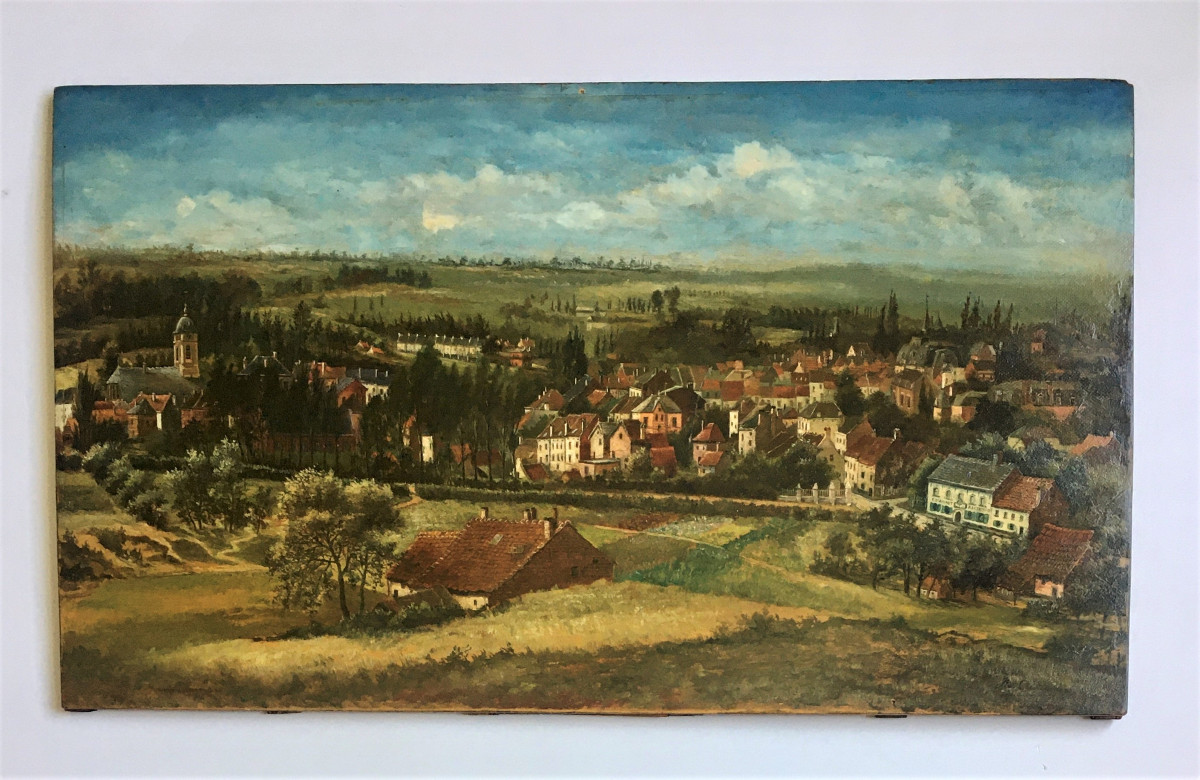  Henri Egide Cammaerts (19th-20th Centuries). "view Of Uccle In 1901".