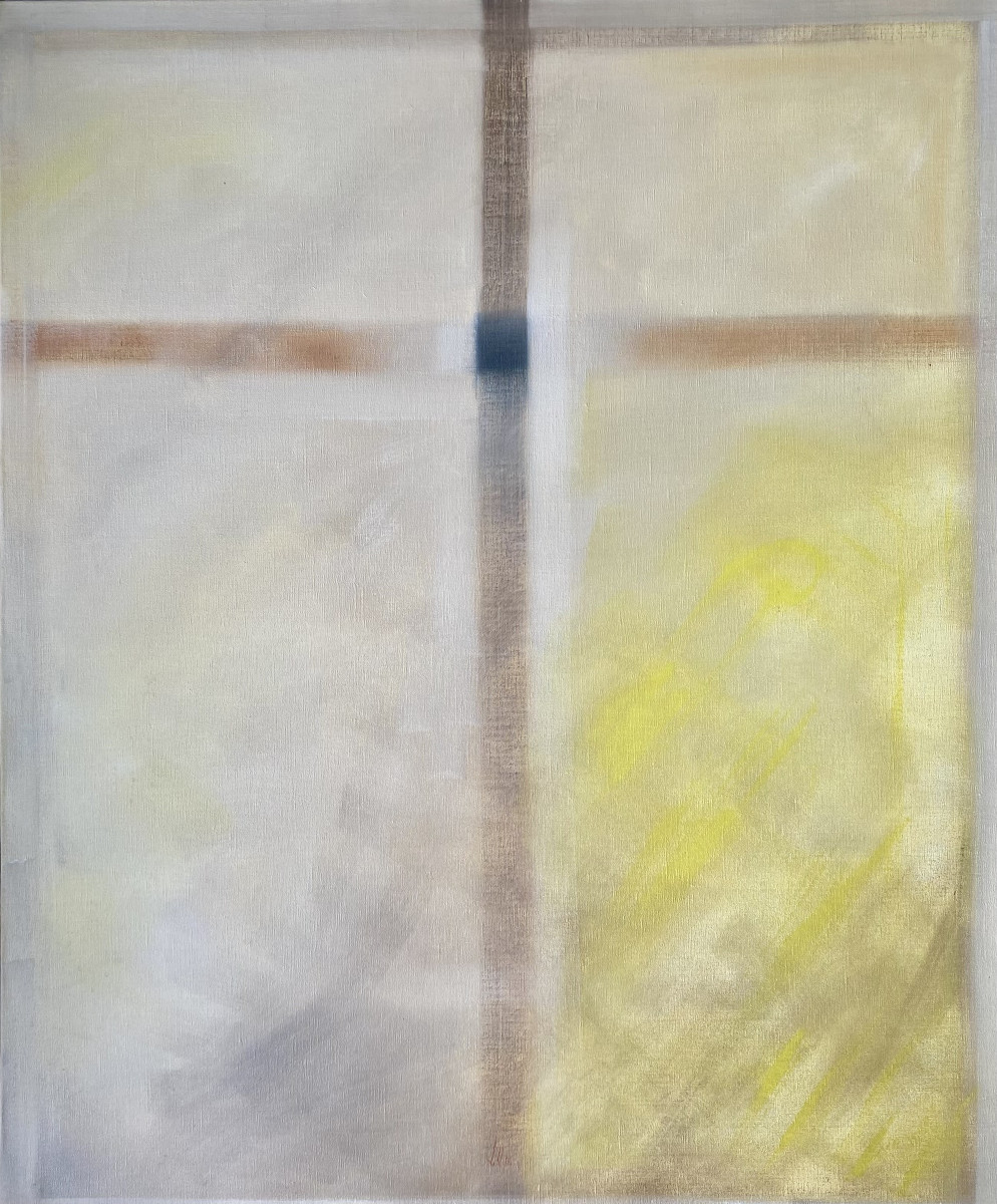 Luc Mondry (1938-1999). Abstraction "En quatre". 1976.-photo-3