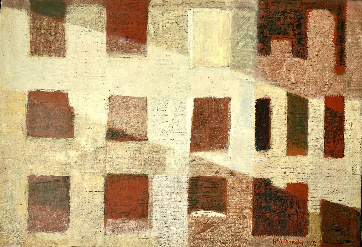 Henry Dorchy (1920 Tournai- 2002 Bruxelles)." Columbarium". 1957.-photo-2