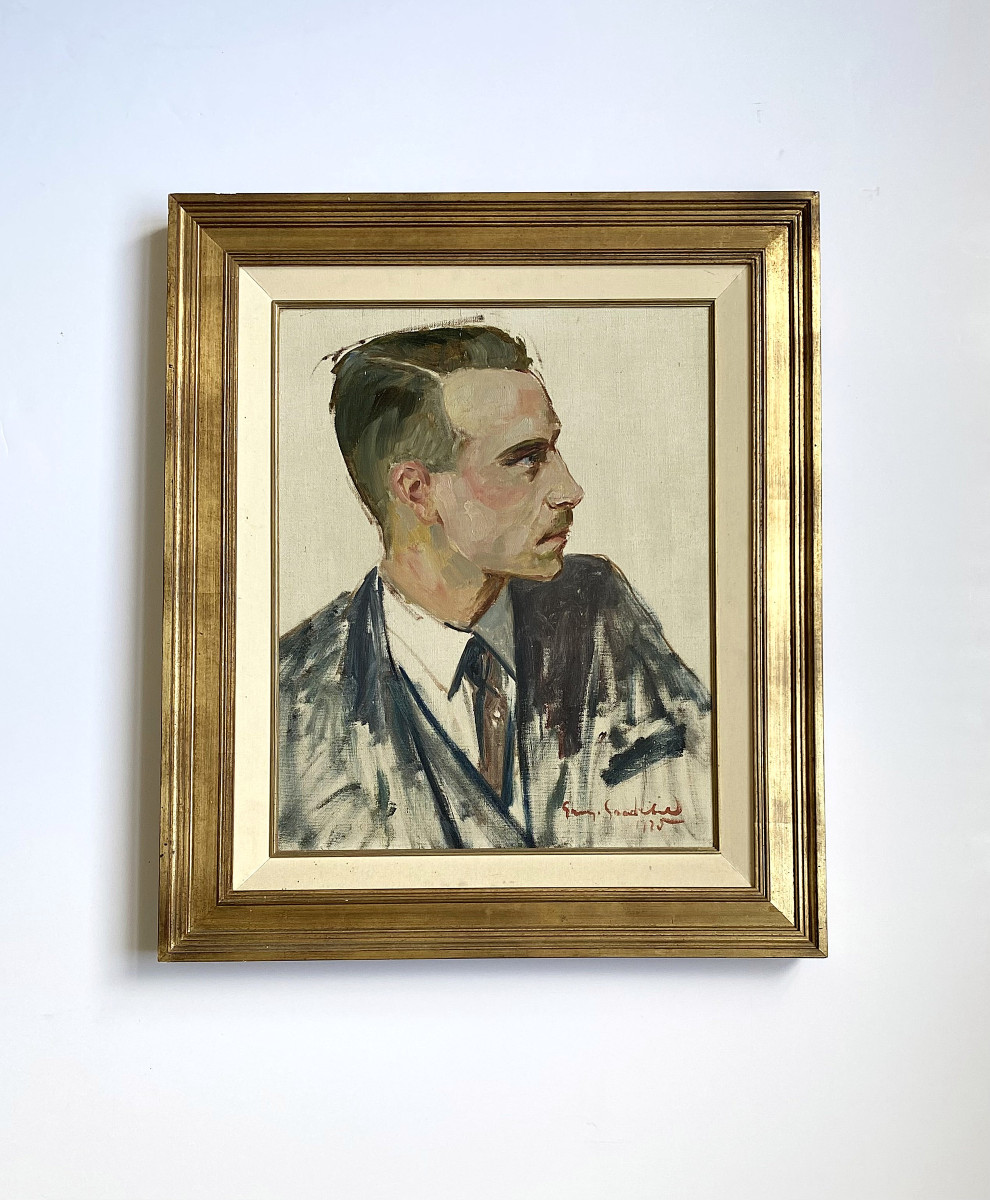 George Goodchild (XIX-XX). " Portrait d'homme". 1925-photo-1
