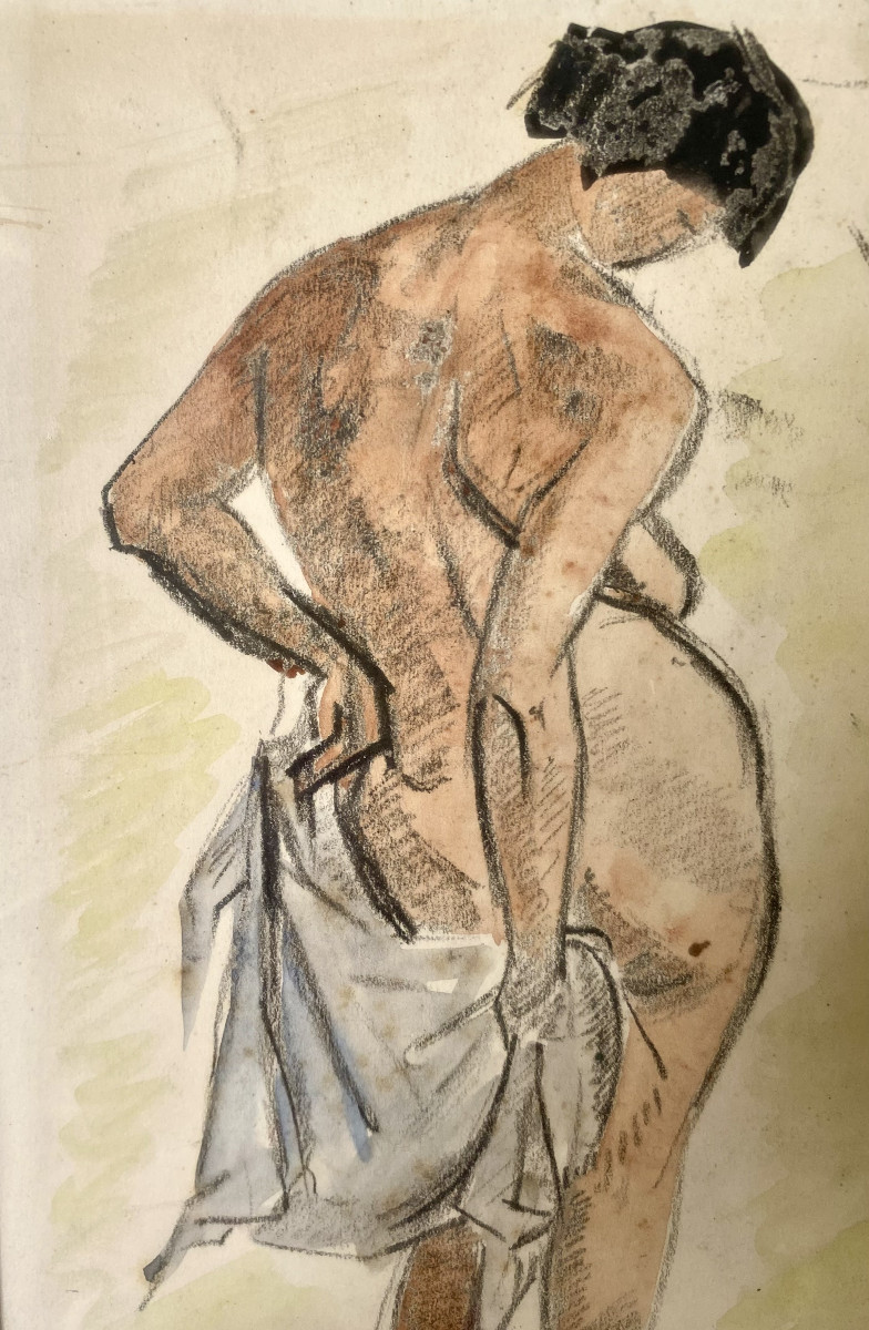 Anne-pierre De Kat (1881, Delft - 1968, La Frette Sur Seine). "female Nude". 1920s.-photo-2